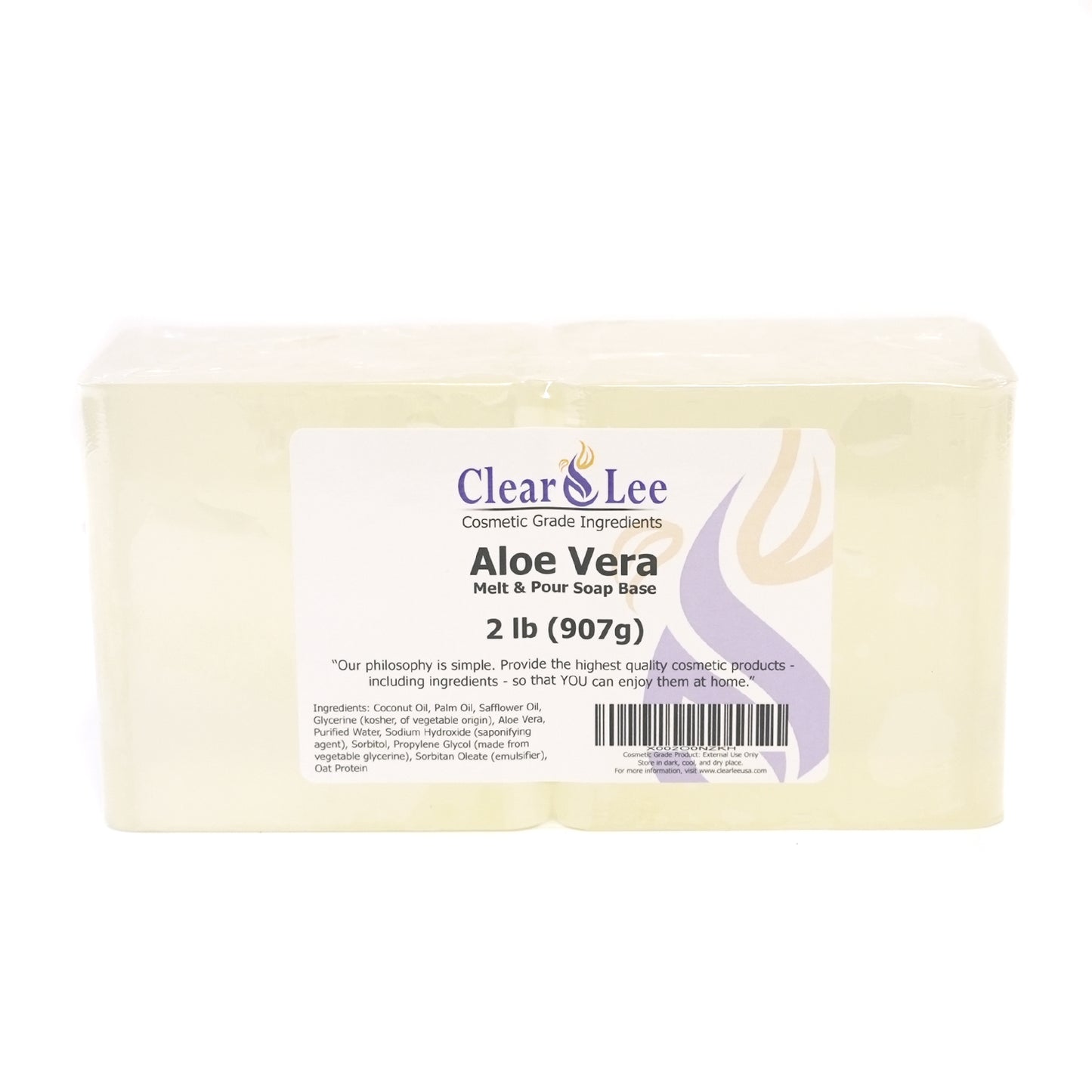  ClearLee Honey Melt and Pour Soap Base Cosmetic Grade Natural  Bar 2lb : Beauty & Personal Care
